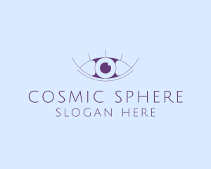 Minimalist Eye & Eyelashes logo design