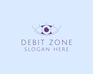 Minimalist Eye & Eyelashes logo design