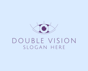 Minimalist Eye & Eyelashes logo design