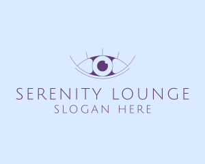 Minimalist Eye & Eyelashes logo design