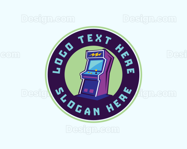 Retro Arcade Esports Logo