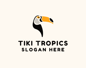 Toucan Tropical Bird logo design