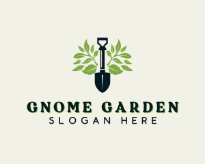 Plant Gardening Shovel logo design