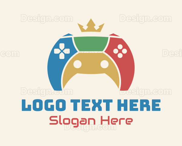 Colorful Royal Gamepad Logo