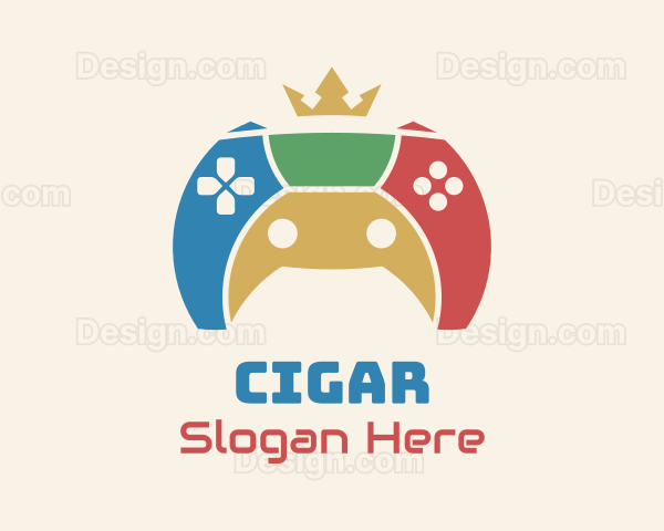 Colorful Royal Gamepad Logo