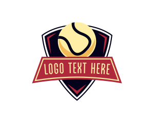 Shield - Tennis Sports Shield logo design