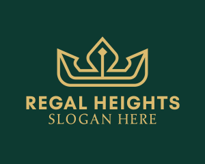 Regal Monarch Crown logo design