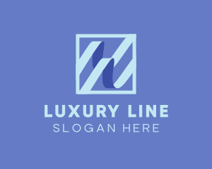 Business Zigzag Line logo design