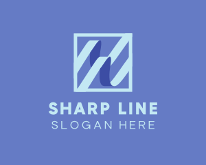 Business Zigzag Line logo design