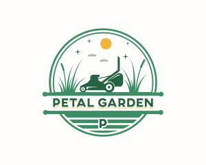 Landscaper Lawn Mowing logo design