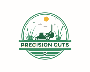 Landscaper Lawn Mowing logo design