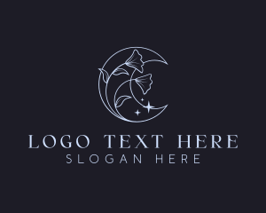 Floral Boho Moon logo