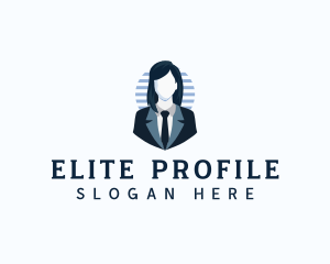 Woman Office Profile logo design