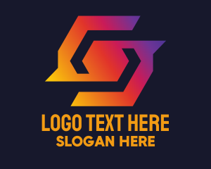 Color - Colorful Tech Symbol logo design