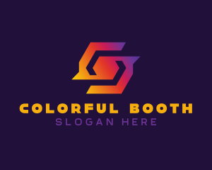 Colorful Tech Symbol logo design