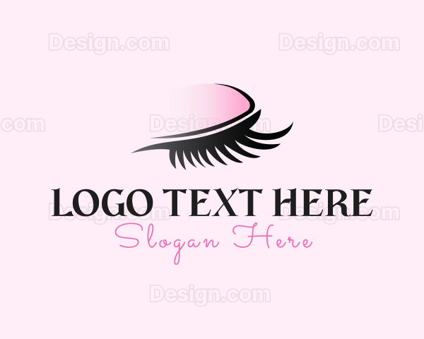 Makeup Artist Beauty Eyelash Logo