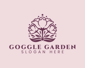 Natural Flower Petal logo design