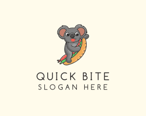 Koala Sandwich Diner logo design