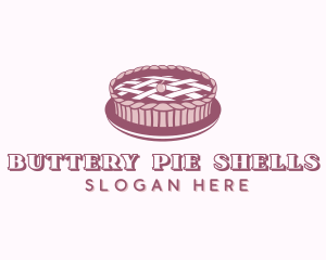 Cherry Pie Dessert logo design