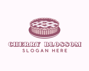 Cherry Pie Dessert logo design