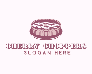 Cherry Pie Dessert logo design