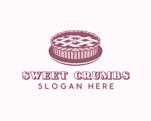 Cherry Pie Dessert logo design