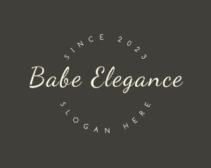 Cursive Elegant Business logo design