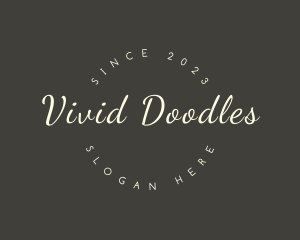 Cursive Elegant Business logo design