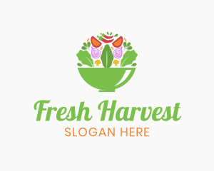 Salad Food Restaurant logo