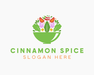 Salad Food Restaurant logo design