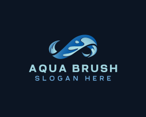 Ocean Surfing Wave logo design