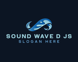 Ocean Surfing Wave logo design