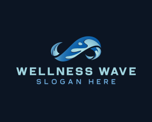 Ocean Surfing Wave logo design