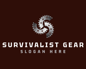 Cog Wheel Gear Mechanic logo design