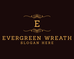 Elegant Wreath Fashion Boutique  logo design