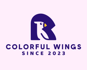 Parrot Bird Letter B logo