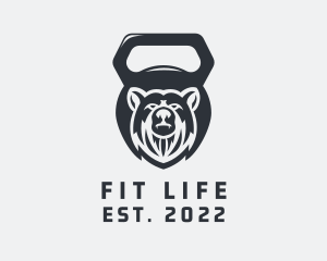 Grizzly Kettlebell Gym logo design