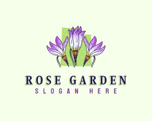 Utah Botanical Flower logo design