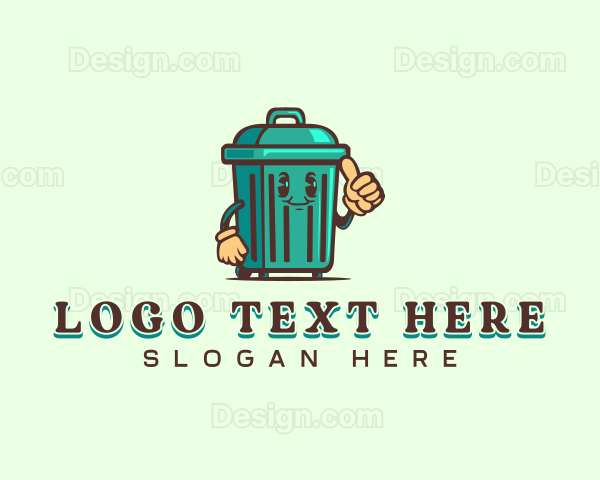 Garbage Bin Sanitation Logo