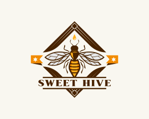  Honeycomb Wasp Bee logo