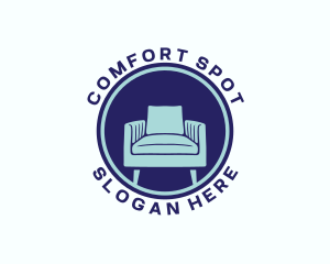 Armchair Seat Furniture logo design