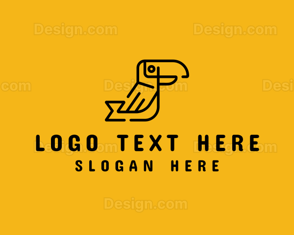 Wildlife Toucan Animal Logo