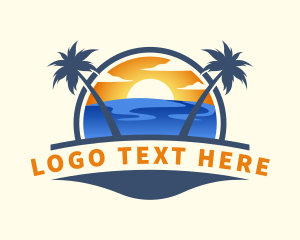 Tropical Summer Travel Logo