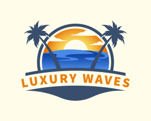 Tropical Summer Travel logo design