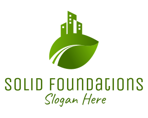 Green City Leaf Logo