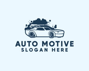 Auto Car Wash Vehicle logo design