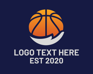 Basketball Hand Player logo design