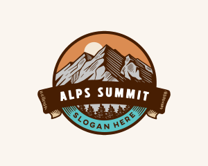 Mountain Summit Adventure logo design