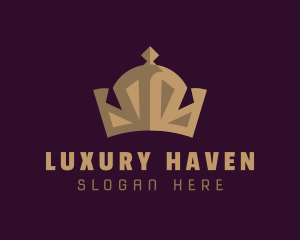 Gold Expensive Crown logo