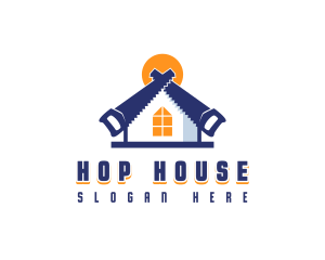 House Saw Repair logo design